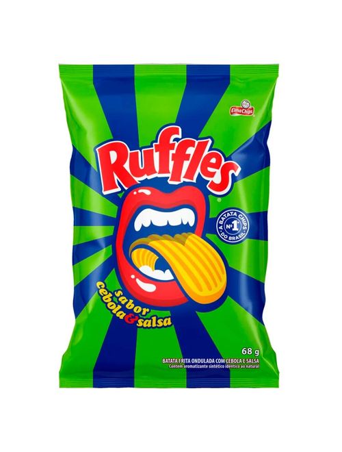 Batata Ruffles Cebola e Salsa 68g - Elma Chips