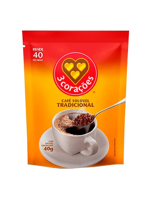 Café Solúvel Tradicional 40g - Três Corações