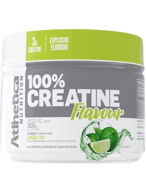 Creatine 100% Sabor Limão 300g - Atlhetica Nutrition