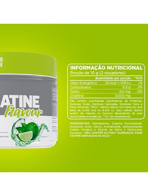 Creatine 100% Sabor Limão 300g - Atlhetica Nutrition
