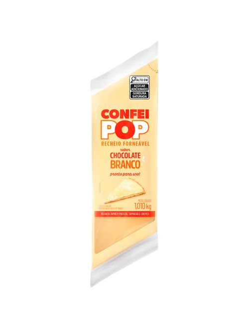 Recheio Forneável ConfeiPop Chocolate Branco 1,01kg - Harald