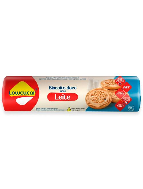 Biscoito Diet Leite 95g - Lowçúcar