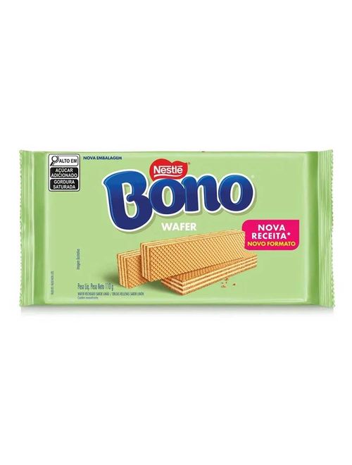 Biscoito Wafer Bono Limão 110g - Nestlé