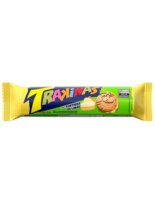 Biscoito Trakinas Torta de Limão 126g - Mondelez