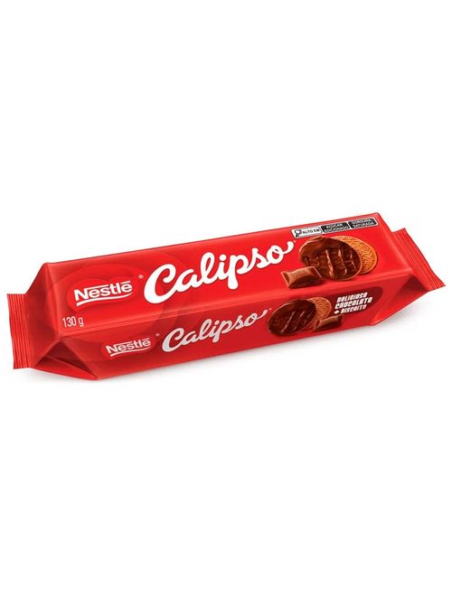 Biscoito Coberto Chocolate Calipso 130g - Nestlé