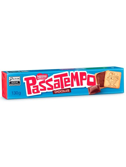 Biscoito Passatempo Recheado Chocolate 130g - Nestlé