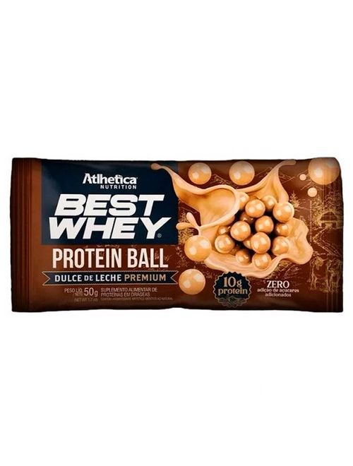 Best Whey Protein Ball Dulce de Leche Premium 50g - Atlhetica Nutrition