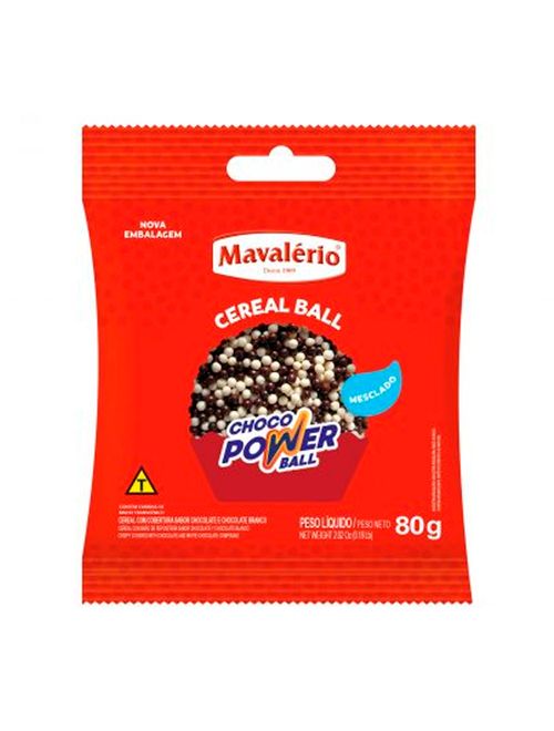 Choco Power Ball Médio Mesclado 80g - Mavalério
