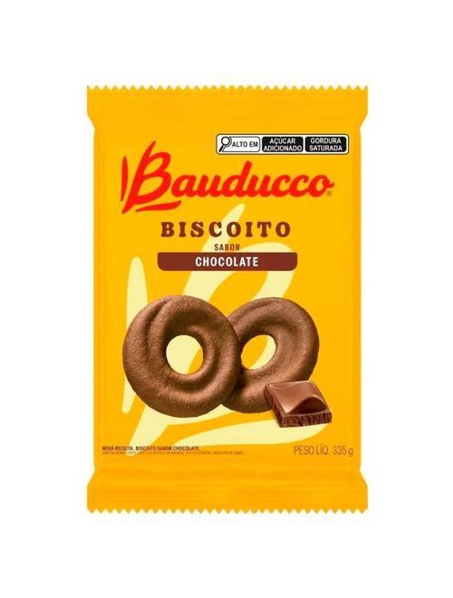 Biscoito Rosquinha Chocolate 335g - Bauducco