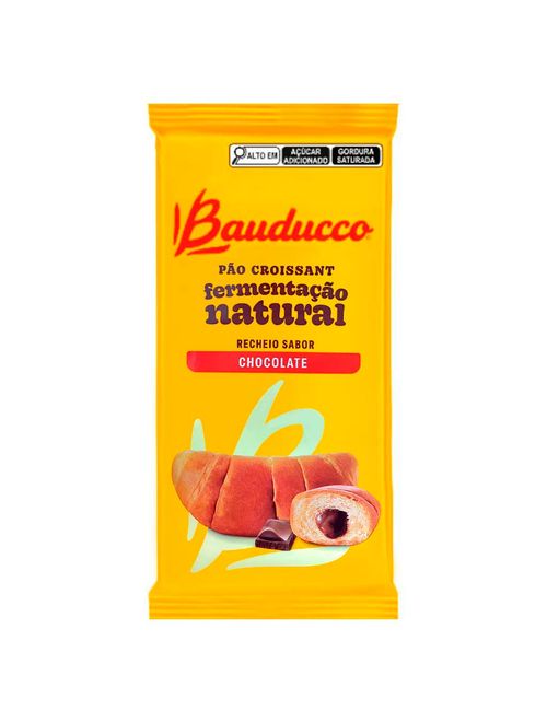 Pão Croissant Recheio Chocolate c/6 - Bauducco