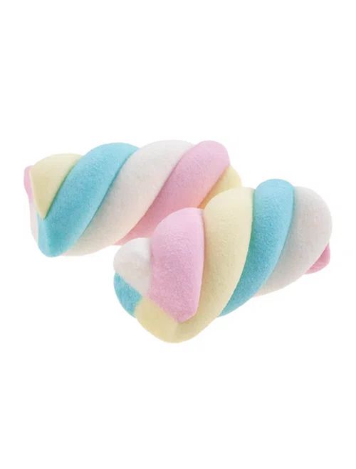 Marshmallow Torção Colorido 250g - Fini