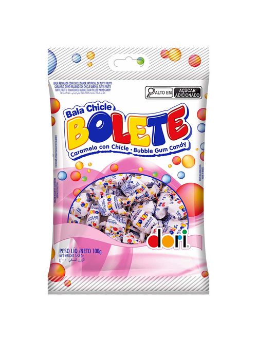 Bala Chiclete Bolete Tutti Frutti 100g - Dori