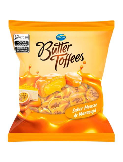 Bala Butter Toffees Maracujá 500g - Arcor