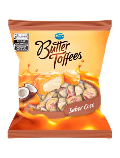 Bala Butter Toffees Coco 500g - Arcor