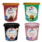 Kit-Junco-Pronto---Brig-Gourmet-Pistache-Morango-e-Cajuzinho-101Kg---Junco