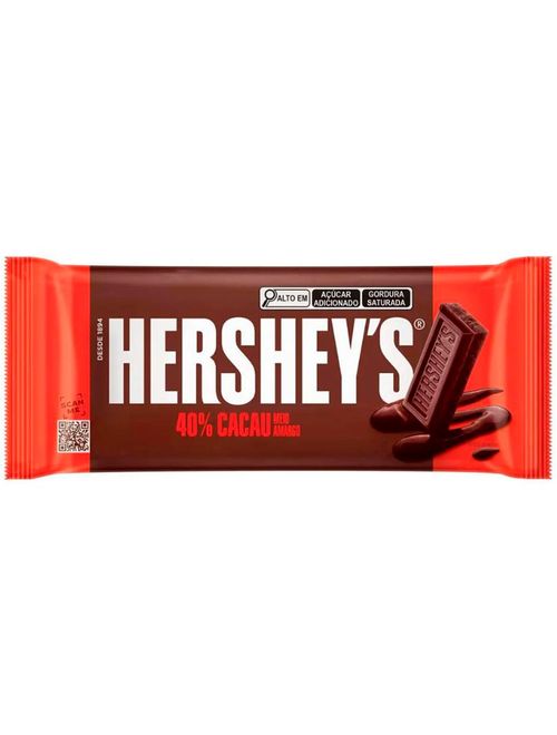 Tablete Chocolate Meio Amargo 82g - Hersheys