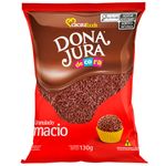 Granulado-Chocolate-Macio-Dona-Jura-130g---Cacau-Foods