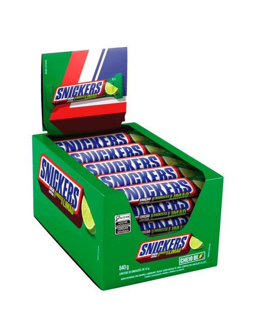 Chocolate Snickers Mousse de Limão 42g c/20 - Mars