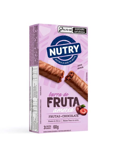 Barra de Frutas Nutry Ameixa c/3 - Nutrimental