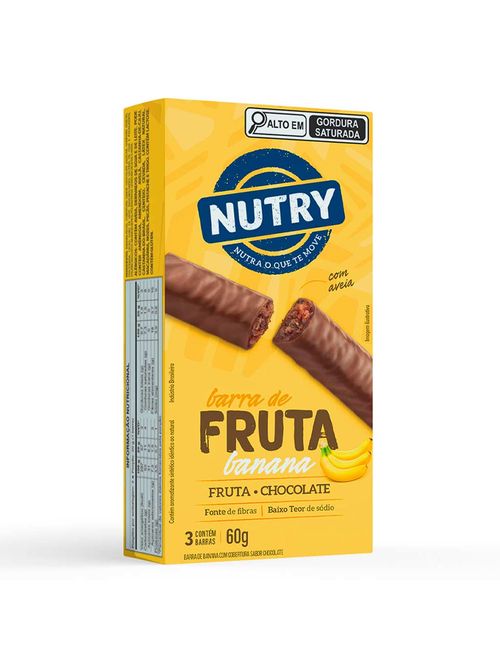 Barra de Frutas Nutry Banana c/3 - Nutrimental