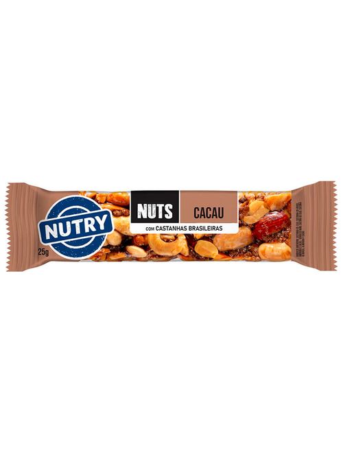 Barra de Nuts com Castanhas Brasileiras Nutry Cacau c/2 - Nutrimental