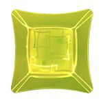 Prato-Quadrado-Refeicao-Acrilico-Amarelo-21cm-c-10---Descarfest