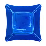 Prato-Quadrado-Sobremesa-Acrilico-Azul-16cm-c-10---Descarfest