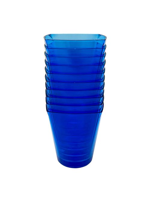 Copo Acrílico Azul 50ml c/10 - Descarfest