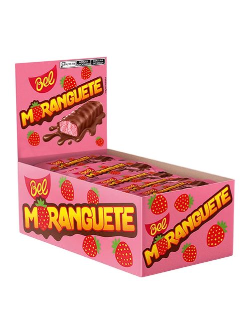 Bombom Morango Cobertura Chocolate Moranguete c/24 - Bel