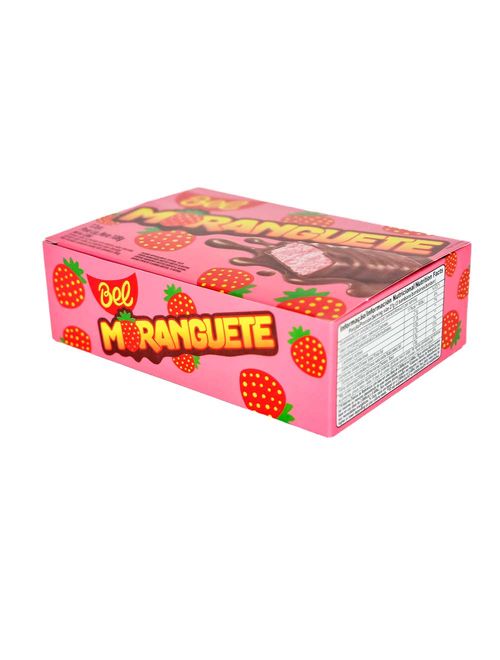 Bombom Morango Cobertura Chocolate Moranguete c/12 - Bel