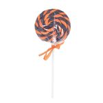 Pirulito-Psicodelico-Preto-e-Laranja-13cm---Arte-e-Cor