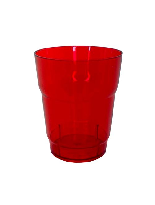 Copo Acrílico Vermelho 10ml c/50 - Descarfest