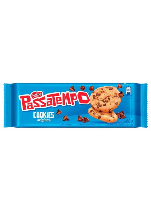 Cookies Gotas Chocolate Passatempo 60g - Nestlé