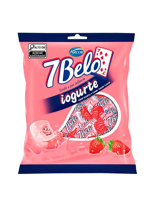 Bala 7 Belo Iogurte Morango 100g - Arcor
