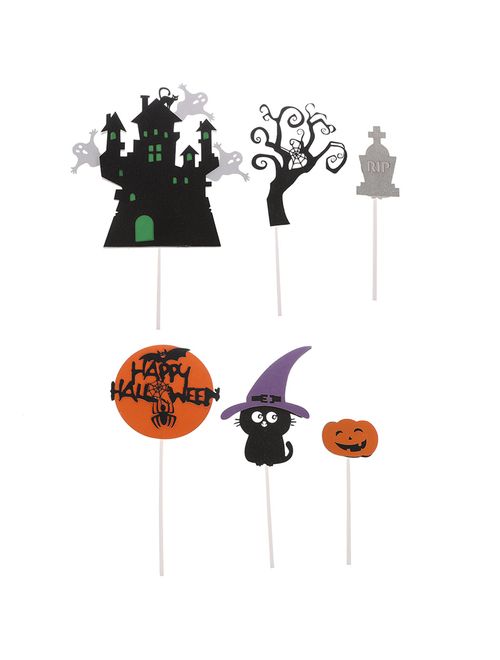 Topo de Bolo Happy Halloween c/6 Ref.H333 - Silver Festas