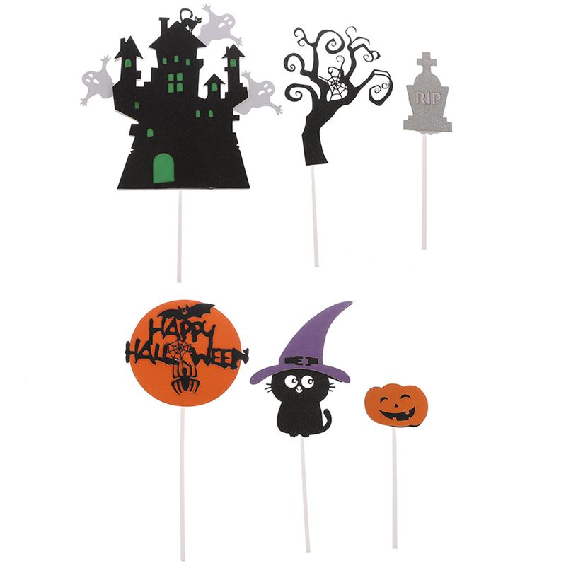 Topo-de-Bolo-Happy-Halloween-c-6-Ref.H333---Silver-Festas