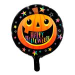 Halloween-Balao-Metalizado-Redondo-Abobora-43cm---Silver-Festas