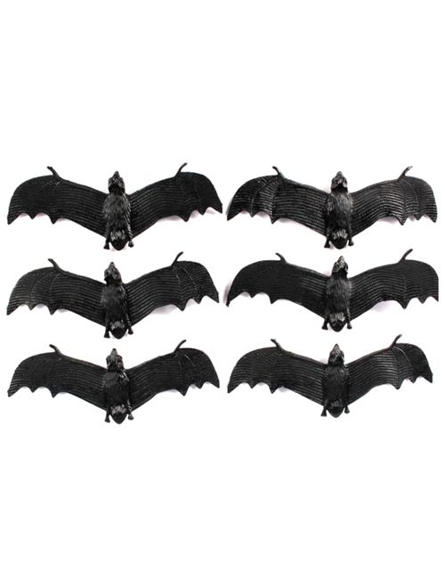 Halloween Enfeite Mini Morcego Ref.H082 c/6 - Silver Festas