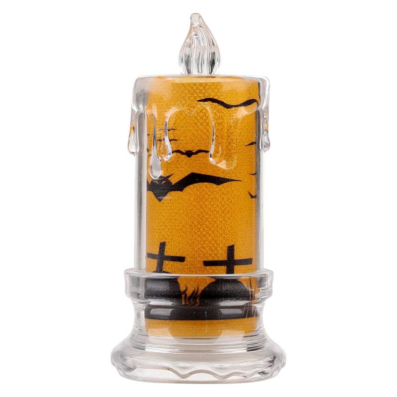 Halloween-Vela-LED-Noite-Assombrada-Ref.H337---Silver-Festas