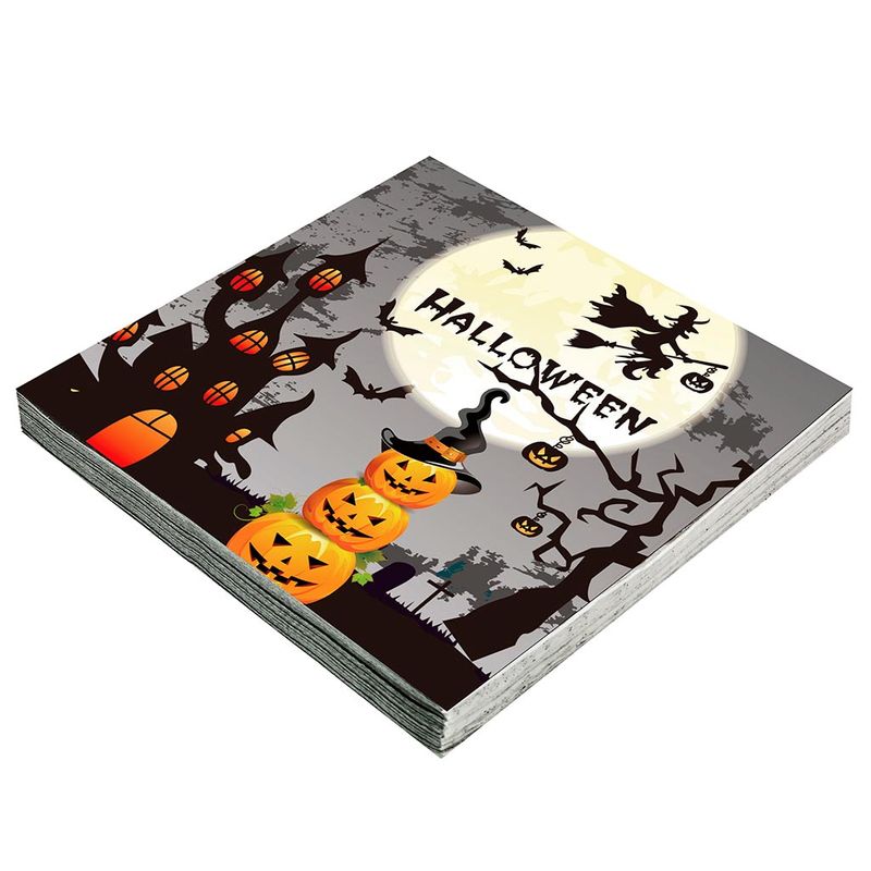 Halloween-Guardanapo-Noite-Assombrada-33x33cm-c-20---Silver-Festas