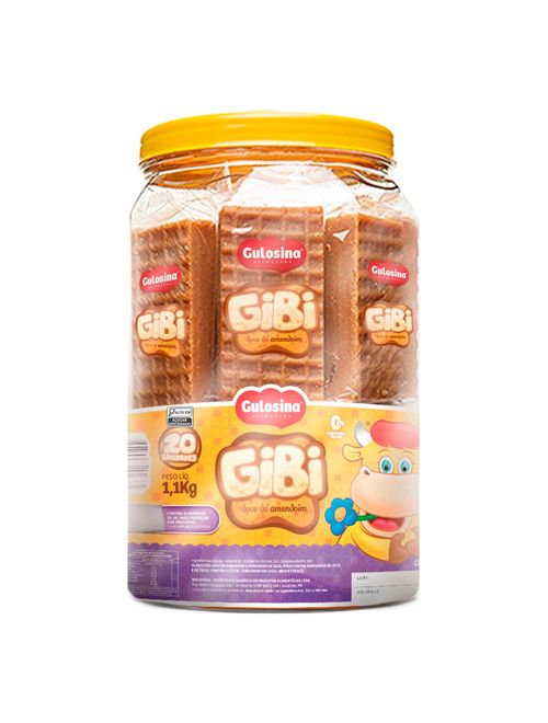 Doce de Amendoim Gibi c/20 - Gulosina