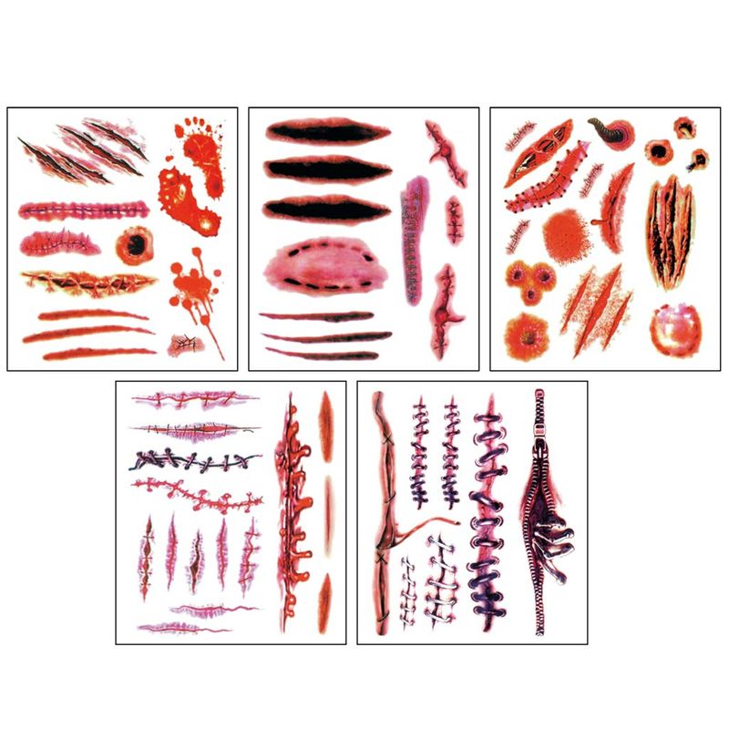 Halloween-Tatuagem-Temporaria-Cicatriz-Sortido-c-5-Ref.H214---Silver-Festas