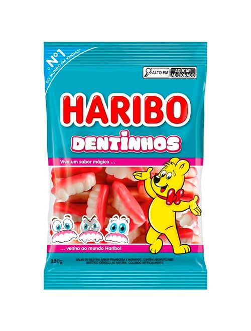 Bala de Gelatina Dentinhos 220g - Haribo