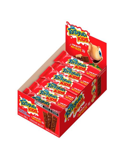 Tablete de Chocolate Tortuguita Kids Ao Leite c/24 - Arcor