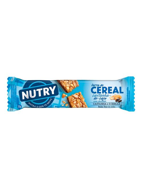 Barra de Cereais Nutry Castanha de Caju com Chocolate c/3 - Nutrimental