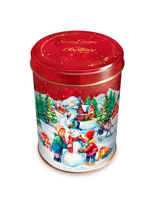 Lata Colecionável Mini Butter Cookies Natal Sortida 100g Un - Santa Edwiges