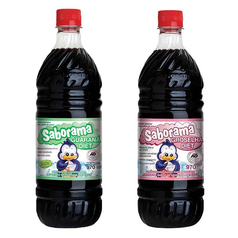 Kit-c-2-Xarope-de-Groselha-e-Guarana-Diet-970ml---Saborama