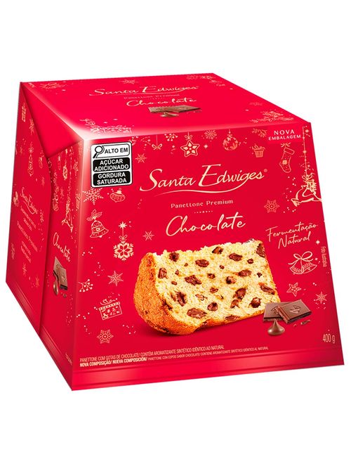 Panettone Premium Gotas de Chocolate 400g - Santa Edwiges