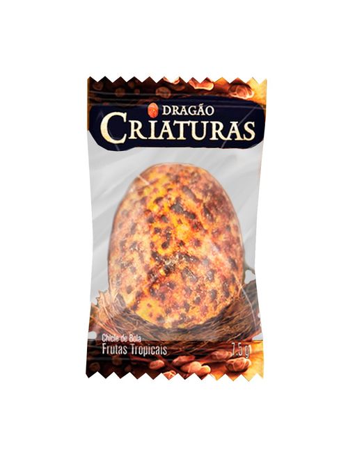 Chiclete Criaturas Dragão Halloween Frutas Tropicais 300g - Sukest