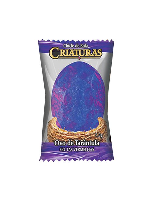 Chiclete Criaturas Tarantula Halloween Frutas Vermelhas 300g - Sukest